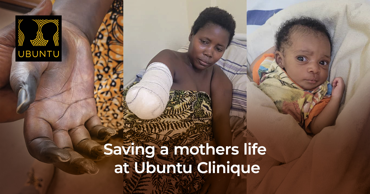 Saving a mothers life at Ubuntu Clinique - Claudine's story